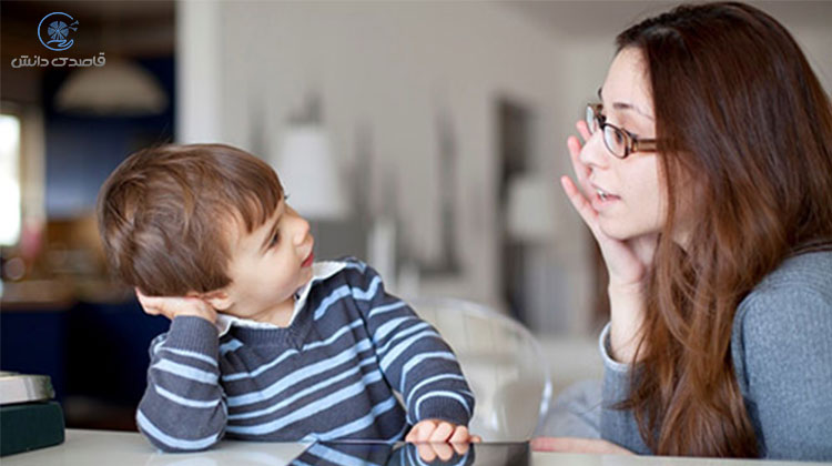 فزایش کلمات جدید در هنگام صحبت کردن با کودک